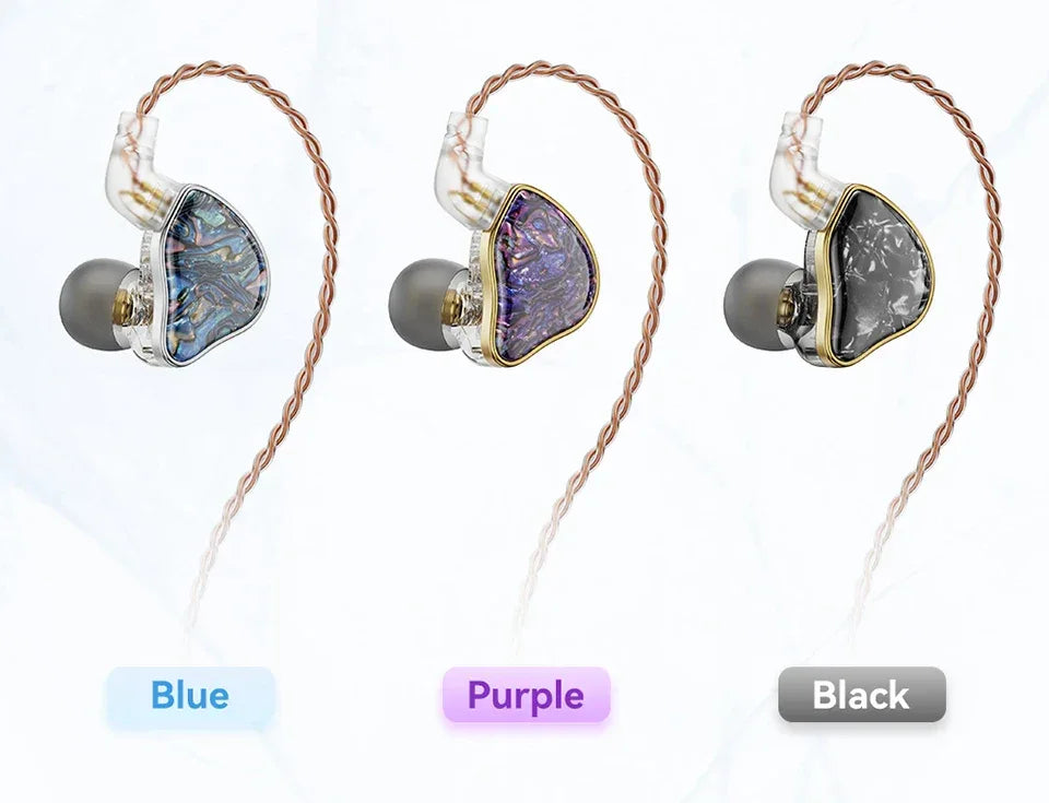 HiFi In-Ear Monitors 1DD+1BA Hybrid Dual Driver Earphones | Tidesmit Tidesmit