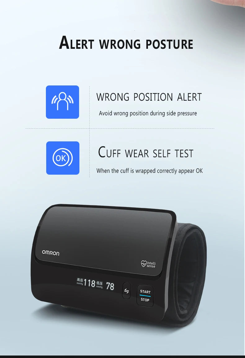 Omron Electronic Sphygmomanometer J761 Blood Pressure Monitor Upper Arm Digital BP Monitor Originating from Japan