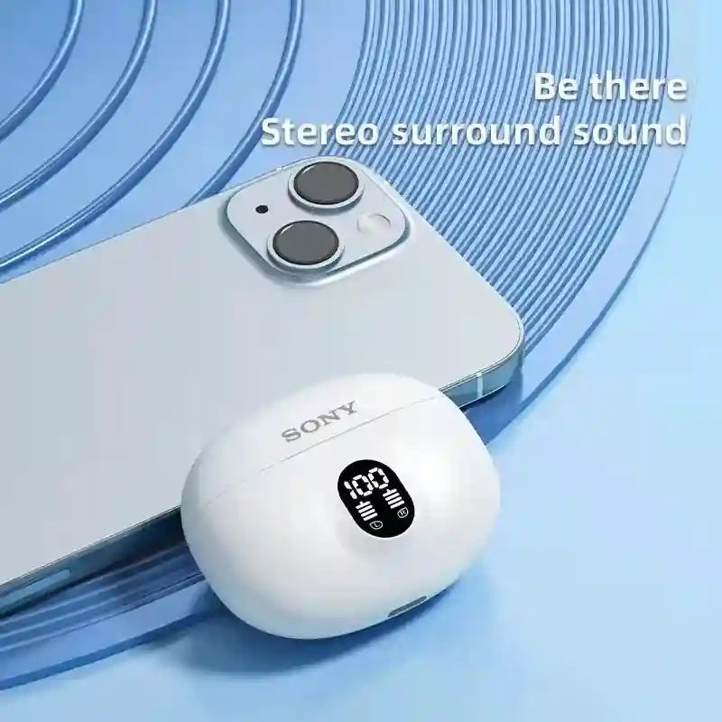 Wireless Bluetooth Earbuds with Digital Display | Tidesmit Audio Tidesmit