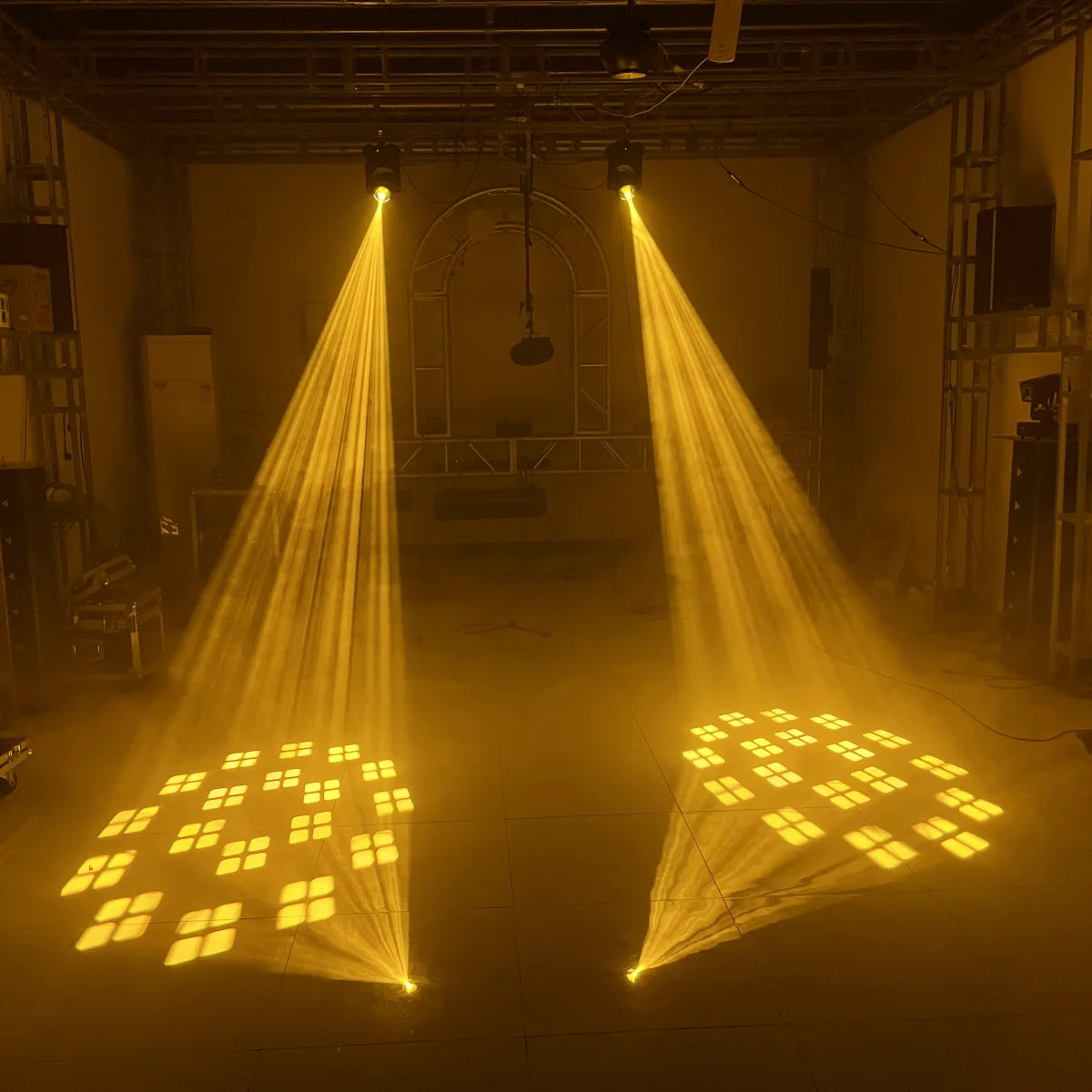 2PCS Mini LED Moving Head Light 150W Beam+Spot+18 Rotating Prisms Dj Dmx Stage Effect Light Disco Bar