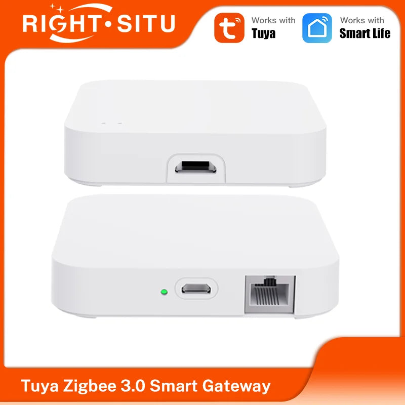 ZigBee Smart Hub Gateway for Alexa and Google Home - Wired or Wireless Tidesmit