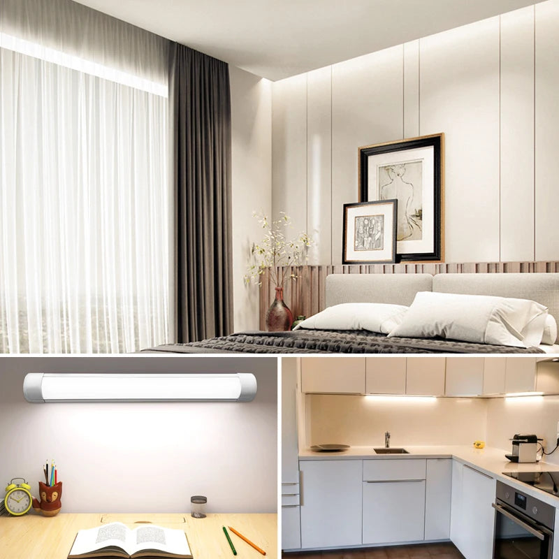 Led Tube Bar LED Wall Lamp Under Cabinet Light 10W 20W Ultra Thin Home Bedroom Kitchen Closet Indoor Wall Light Lighting 110V