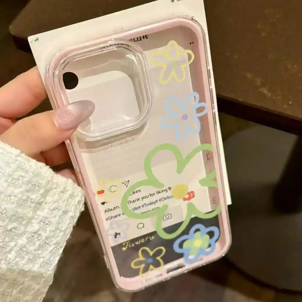 Floral iPhone 15 Pro Case - Slim Shock-Absorbing Cover with Drop Protection 2NG50 Tidesmit