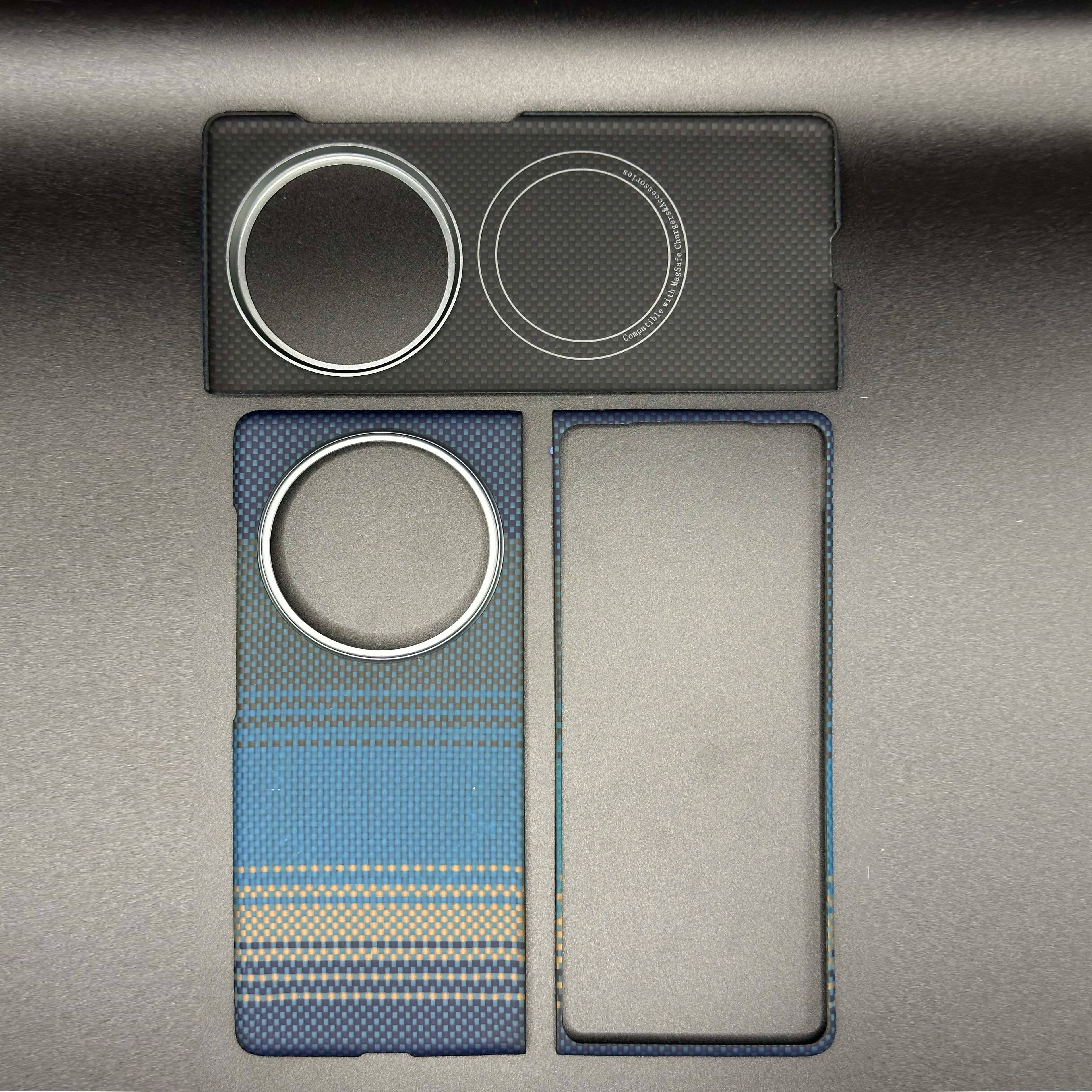 vivo X Fold5 Kevlar Case – Slim Military-Grade Aramid Fiber Cover Moonrise China Mainland vivo X Fold5 Tidesmit