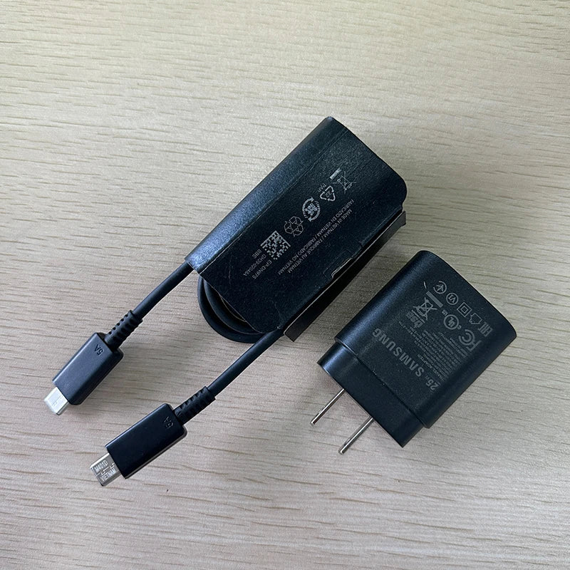 Samsung 25W USB-C Fast Charger Adapter - EU & US Plug Options Tidesmit