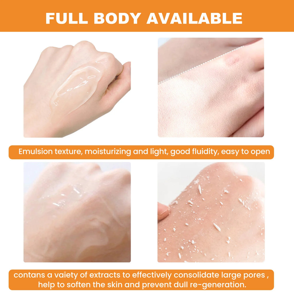 Orange Exfoliating Gel 50g - Professional Brightening & Hydration Treatment Scrubs Treatments Tidesmit