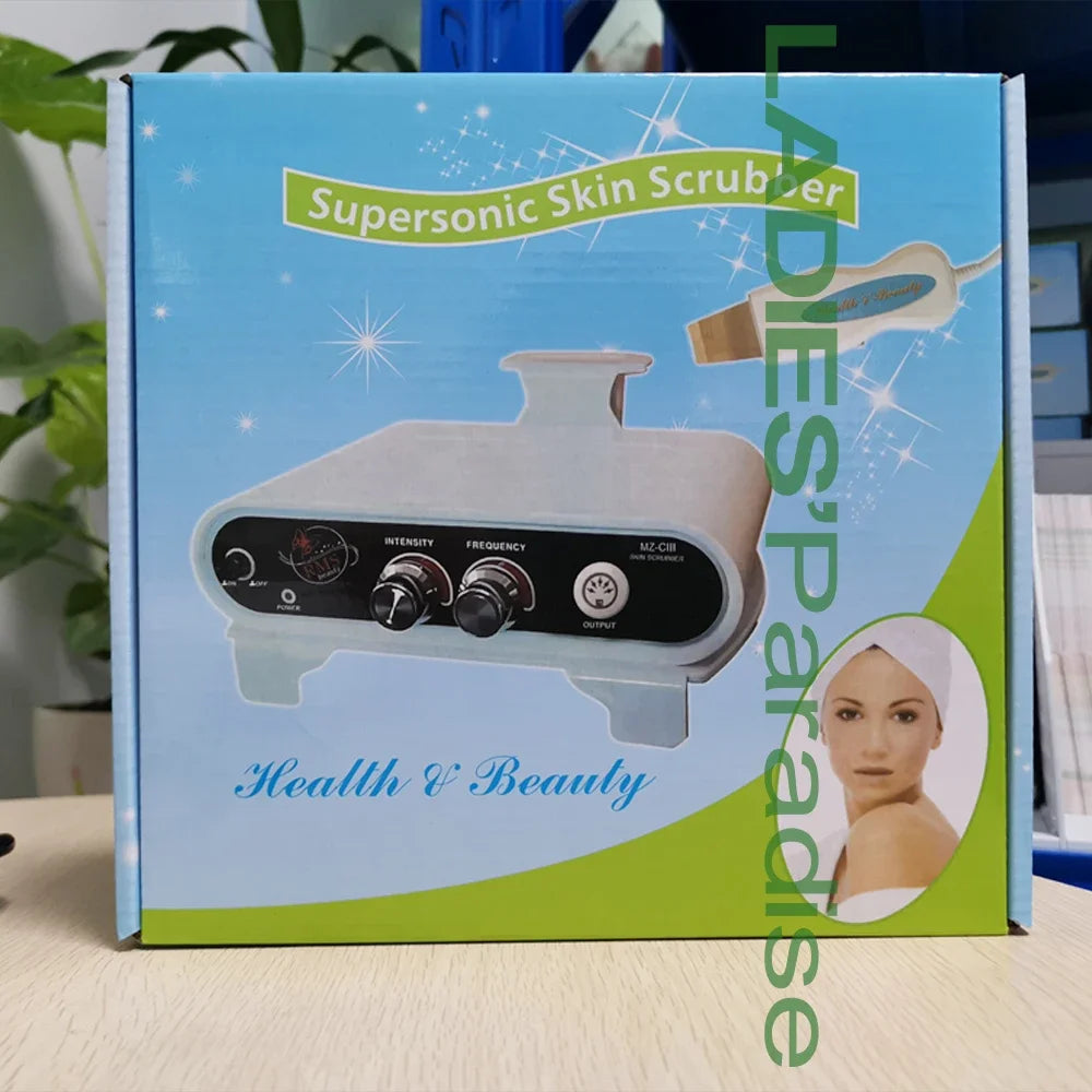 Ultrasonic Facial Skin Scrubber | Deep Pore Exfoliator & Spa Tool Scrubs Treatments Tidesmit