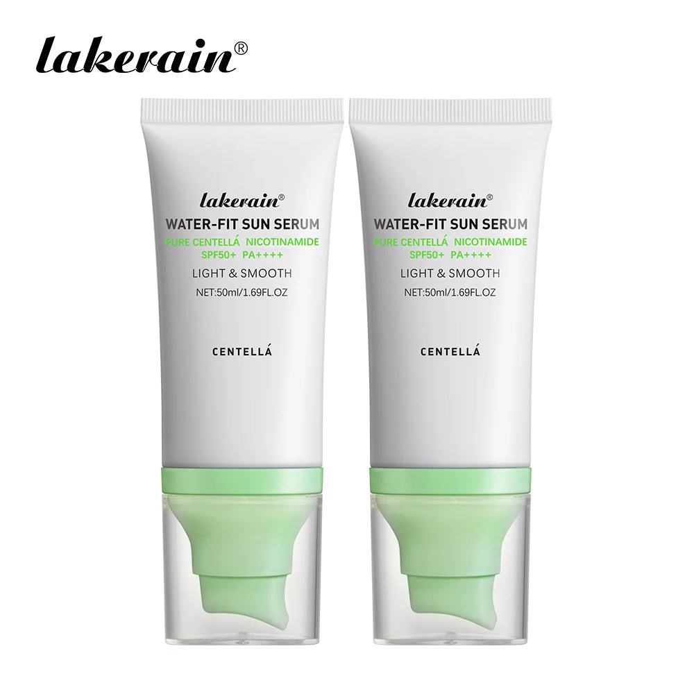 Tidesmit SPF 50 Centella Asiatica sunscreen essence texture detail view for dry oily and sensitive skincare