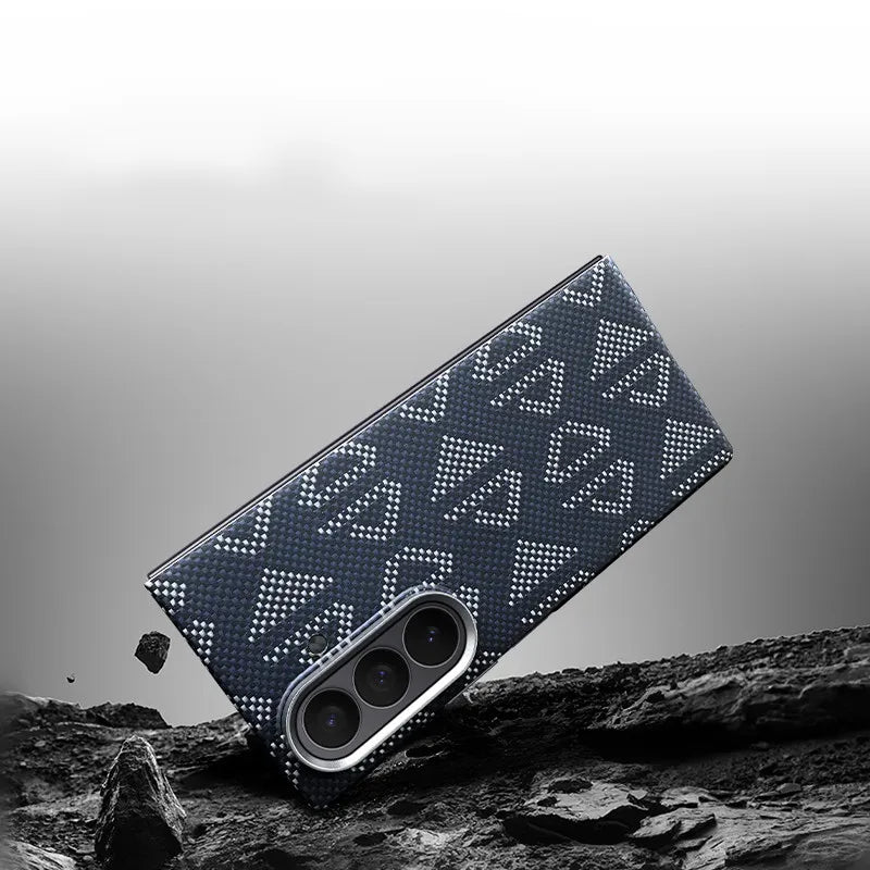 Samsung Galaxy Z Fold 7 Aramid Carbon Fiber Case - Slim Military Grade Protection Tidesmit
