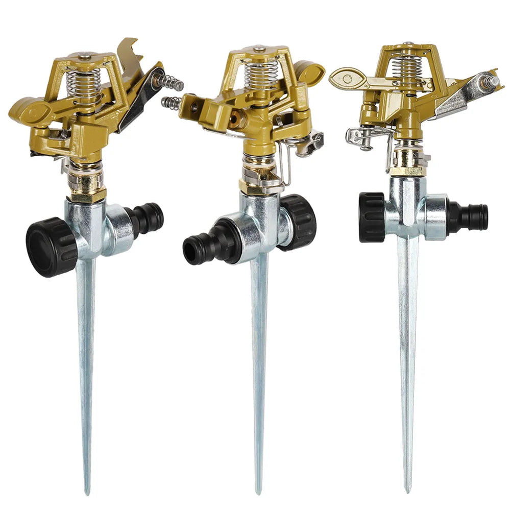 Garden Sprinkler 360° Rotation Irrigation Watering System Automatic Agriculture Lawn Farm Greenhouse Plant Watering Sprinkler