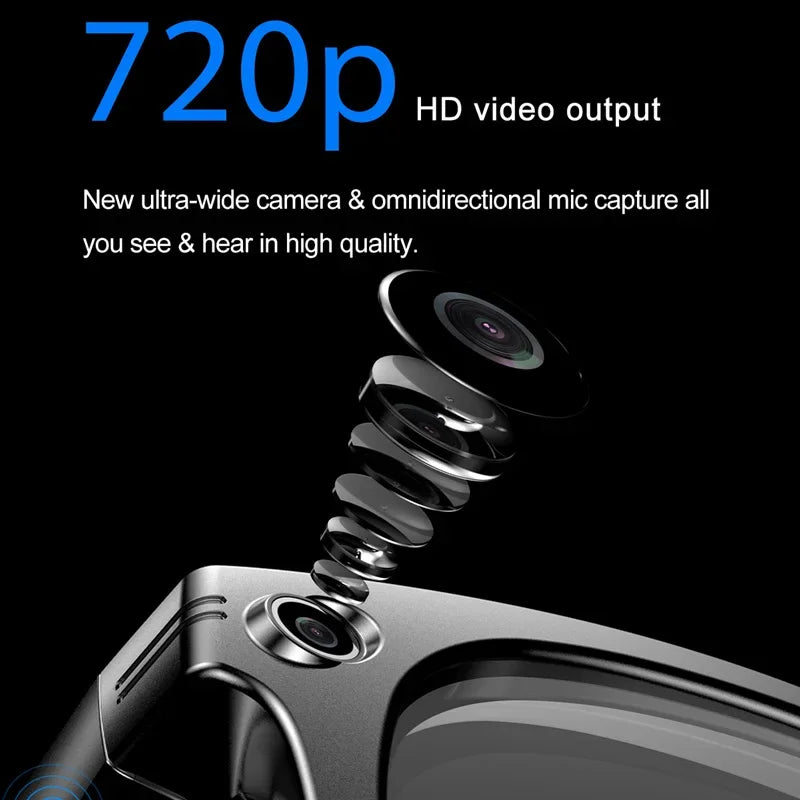 Tidesmit Smart Audio Glasses with AI Camera and Spatial Bluetooth Connectivity Tidesmit