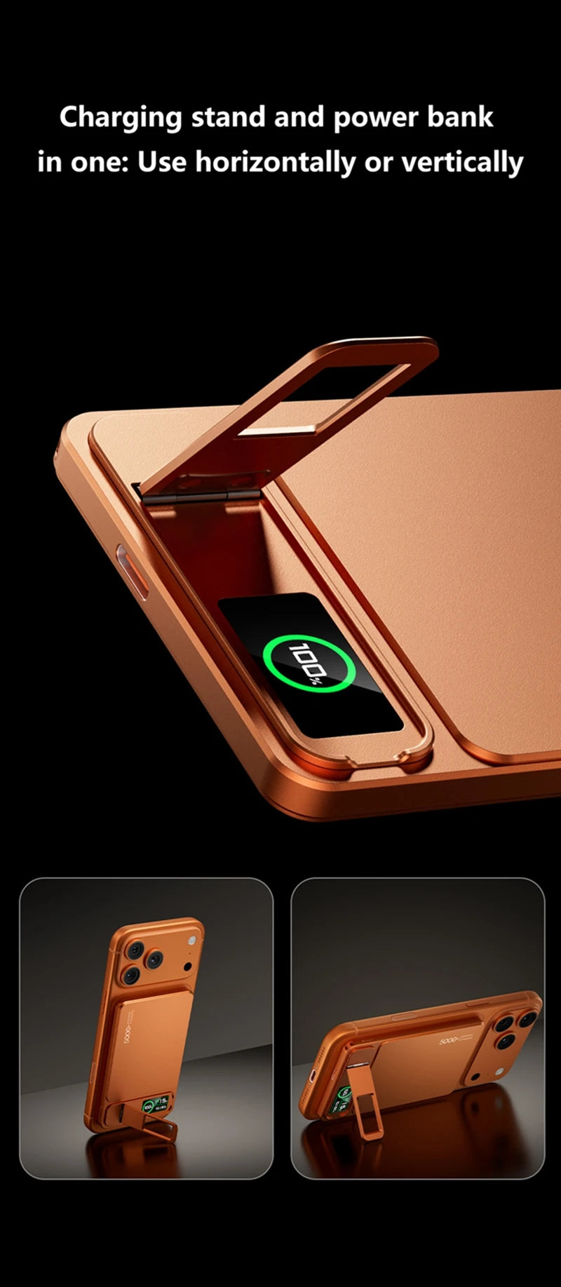 Magnetic Wireless Power Bank 10000mAh for iPhone with PD Fast Charging Tidesmit