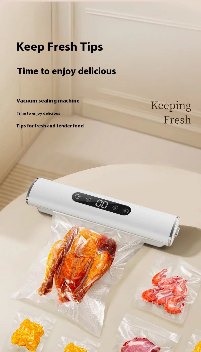 Professional Vacuum Sealer for Food Vacuumor for Products Kitchen Sealing Machine Cuisine Packaging Plastic Bag Sealant