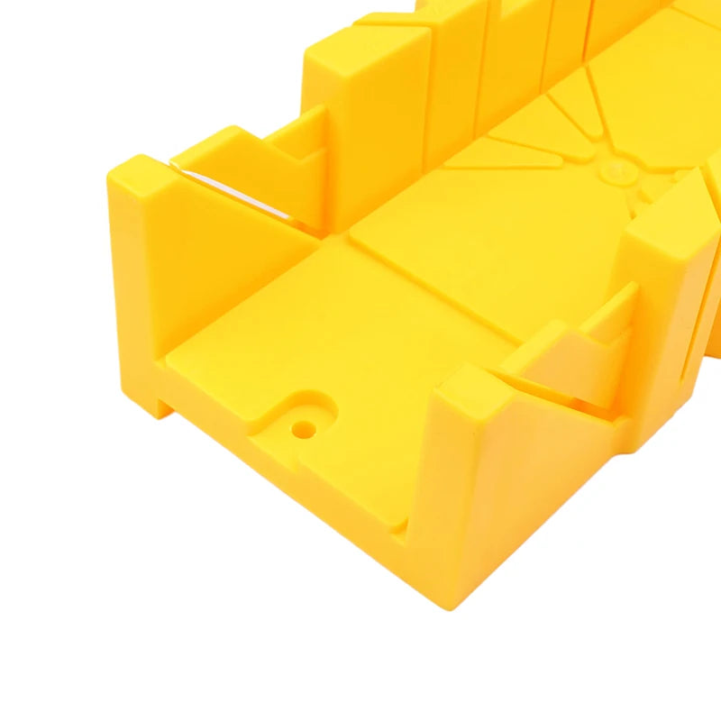 〔Sa〕1Pc 45/90 Degree Wood Cutting Clamping Miter Saw Box Woodworking Angle Cutting For Carpenter Gypsum Oblique Cutting Tool
