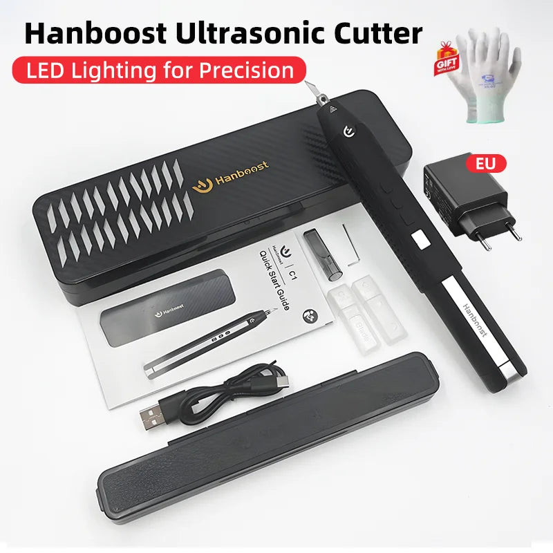 Cordless Ultrasonic Cutter 40KHz Precision Craft Tool for Acrylic Leather Model and More Creative Craft Tool