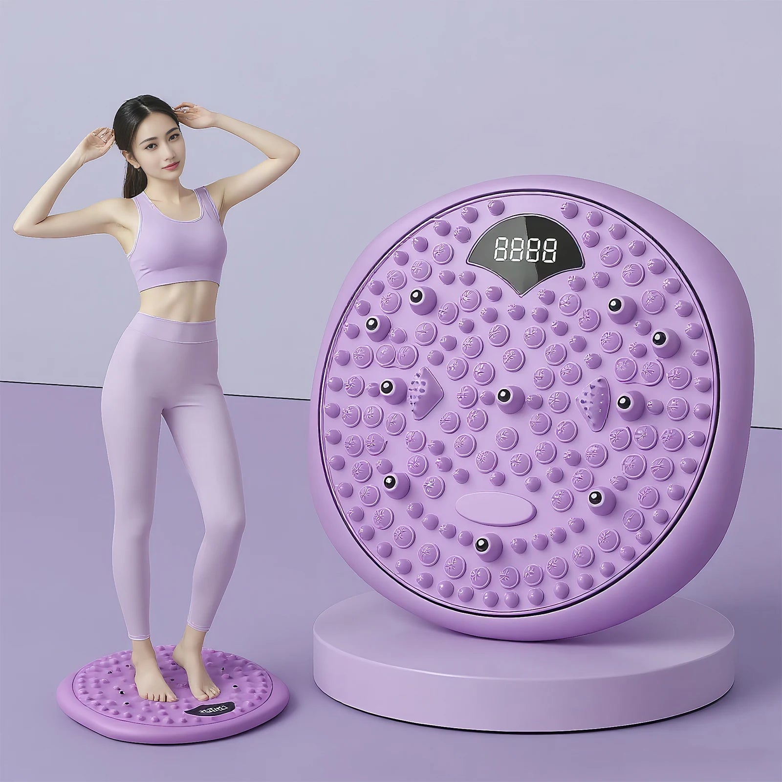 Twister Balance Board with Magnetic Acupressure Mat | Tidesmit Body Shaping Massage Equipment Tidesmit
