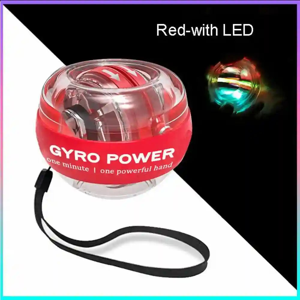 Wrist Strengthener Gyro Ball - Self-Starting Powerball for Forearm Grip Massage Roller Tidesmit
