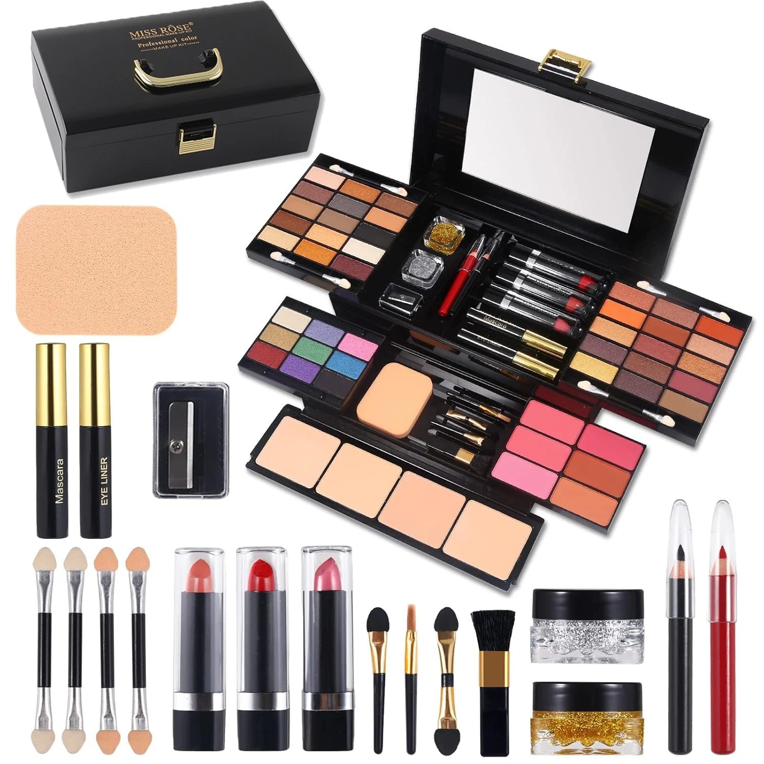 Tidesmit Color Spirit professional face makeup set showing detailed texture and pigment quality for artists