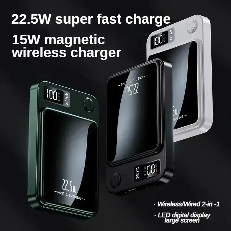 Tidesmit 100000mAh Magnetic Fast Charging Power Bank - High Capacity Tidesmit