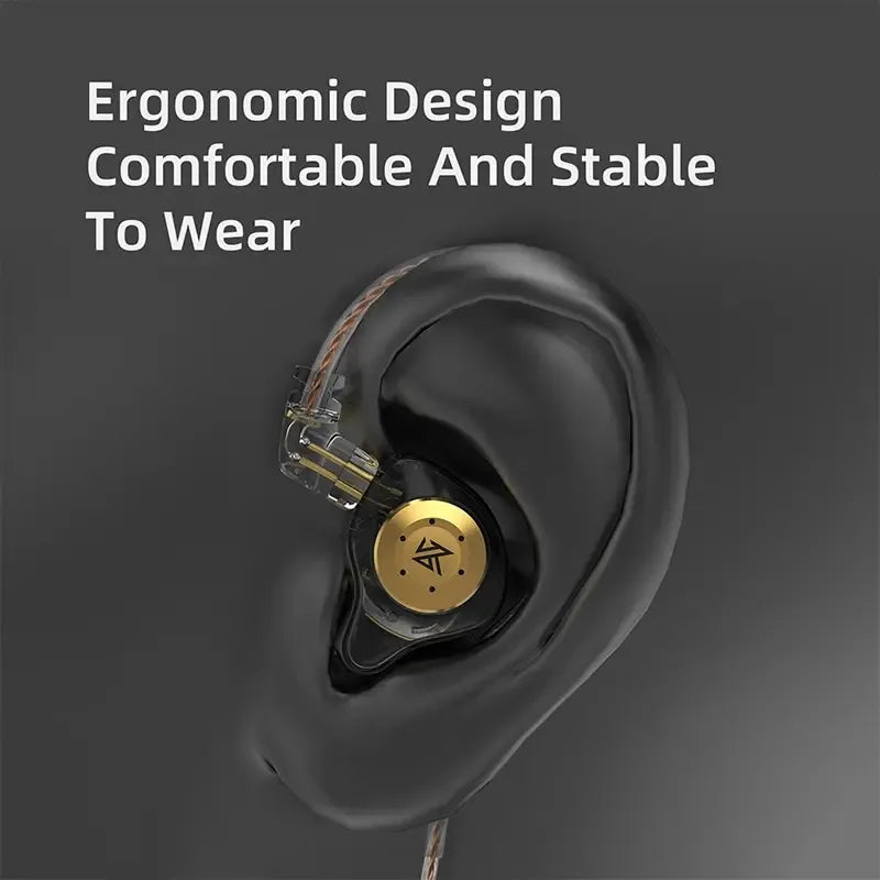 KZ EDX Pro HiFi Wired Earbuds | Tidesmit Audio | Dual Magnetic Driver Tidesmit