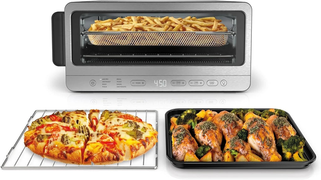 Flip Toaster Oven & Air Fryer, 8-in-1, Stainless Steel