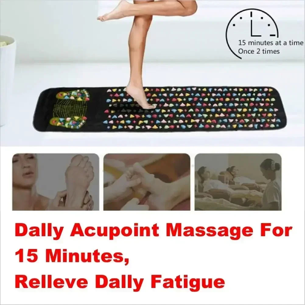 Foot Massage Pad: Acupressure Mat for Stress Relief | 35cm-175cm Relaxation Treatment Tidesmit