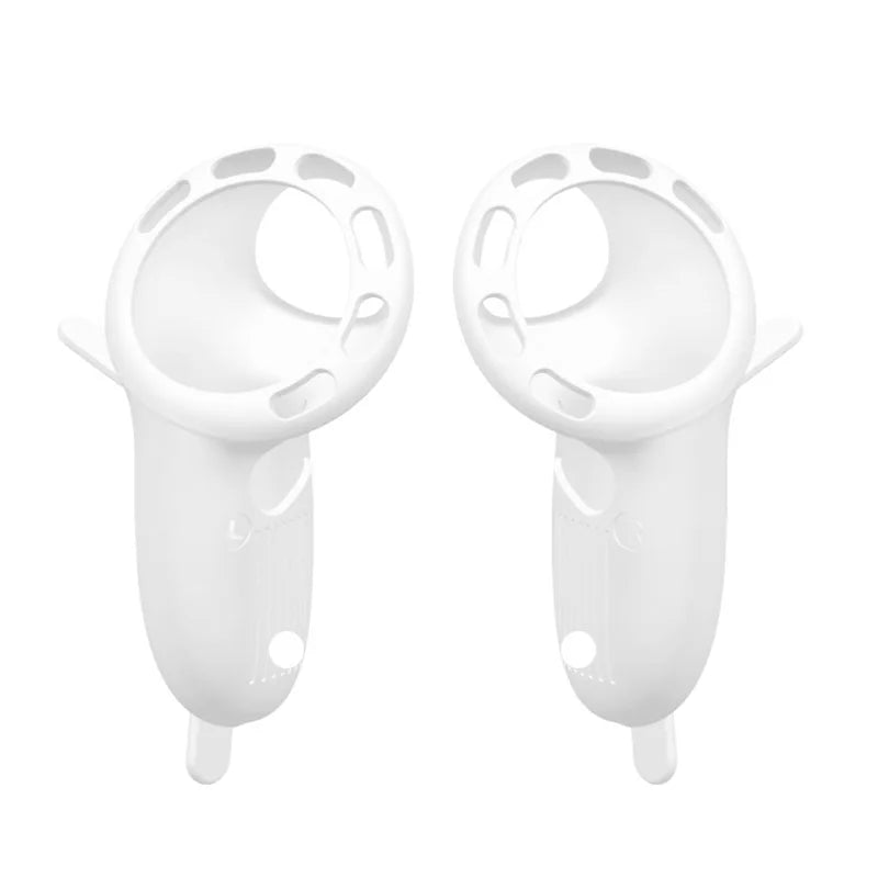 Meta Quest 3 Silicone Controller Grip Covers - Anti-Slip Skin Protection white Tidesmit