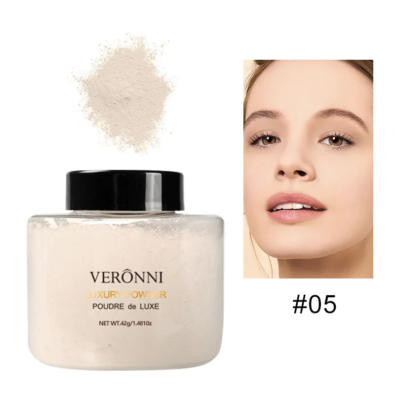 Tidesmit 6 colors banana luxury loose powder for oil-control face makeup texture close-up