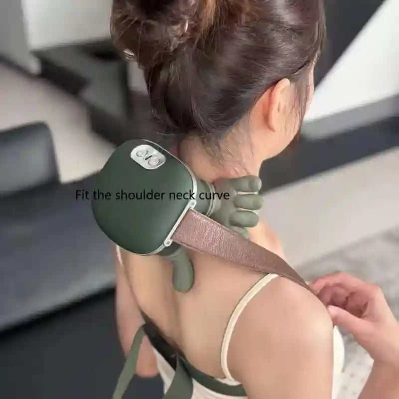 Deep Tissue Neck and Shoulder Massager | Wireless Heat Therapy Device Massage Roller Tidesmit