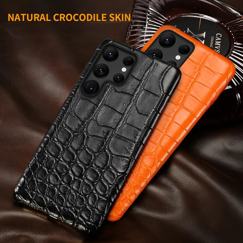 Samsung Galaxy S25 Ultra Leather Case - Slim Military-Grade Protection Tidesmit