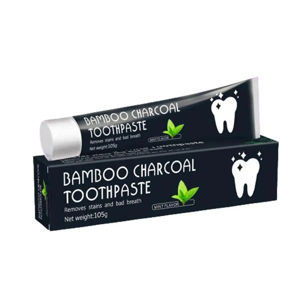 Tidesmit activated charcoal mint toothpaste for deep teeth whitening and natural stain removal
