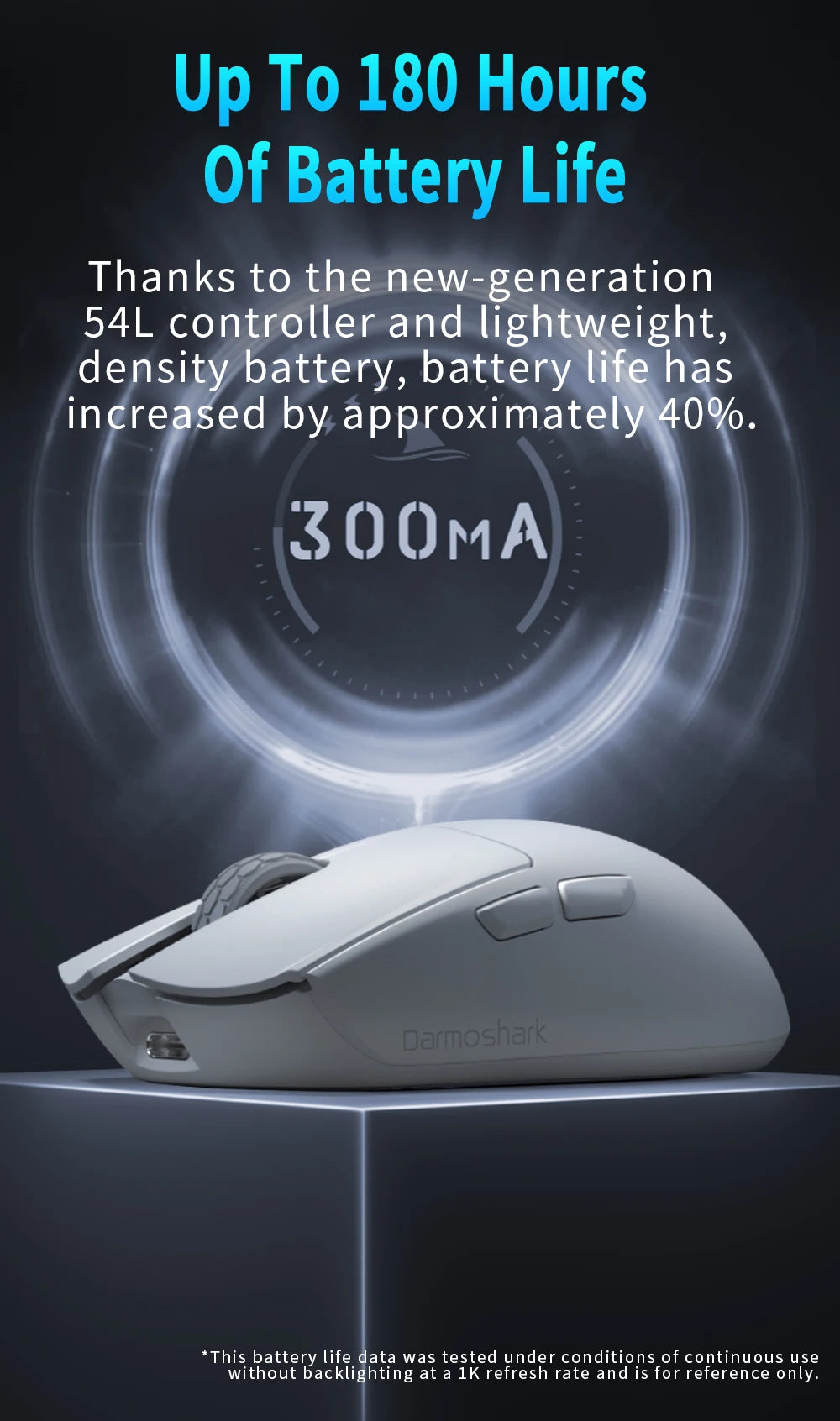 Darmoshark M3 Micro V2 Wireless Gaming Mouse Double 8k Nordic N54L PAW 3950 30000 DPI  Small Hand  Macro Game Mouse Lightweight