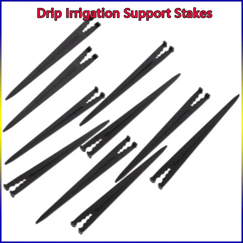 DIY Micro Irrigation Kit 4/7mm PVC Hose PP Adjustable Flow Dripper + Fixing Ground Stake Home Potted Garden Watering System Part