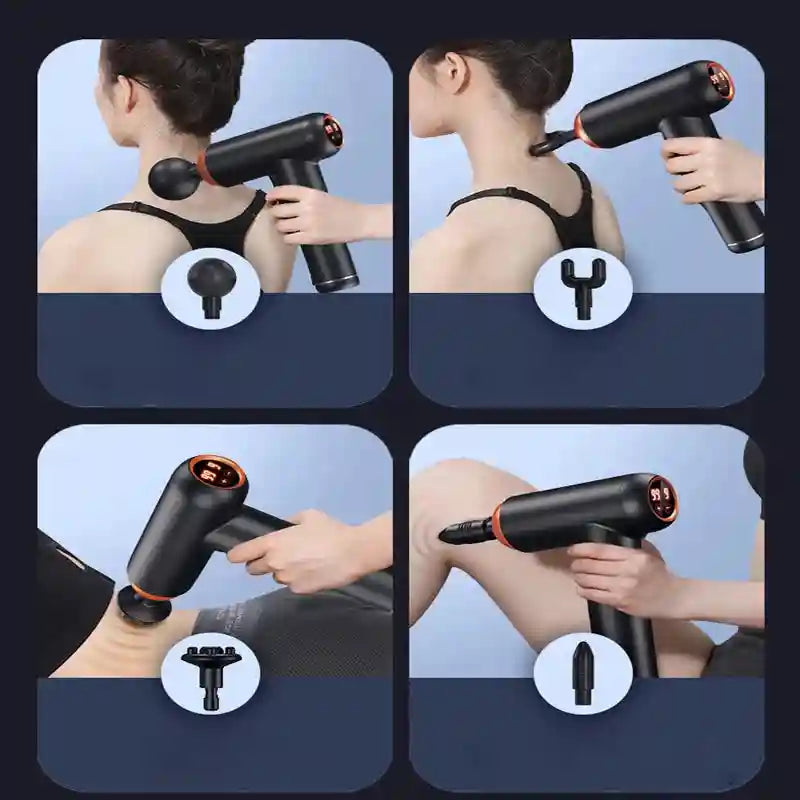 Percussive Therapy Massage Gun - 99 Speed Deep Tissue Pain Relief Fascia Gun Tidesmit
