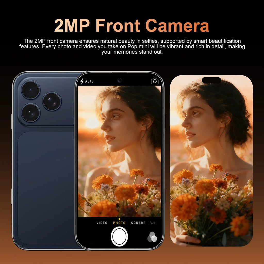 IVMI 17 mini 2GB RAM 16GB ROM Smartphones Android 8.1 Dual SIM 4.0"Display WIFI Bluetooth Play Store 3G Small Mobile Phone