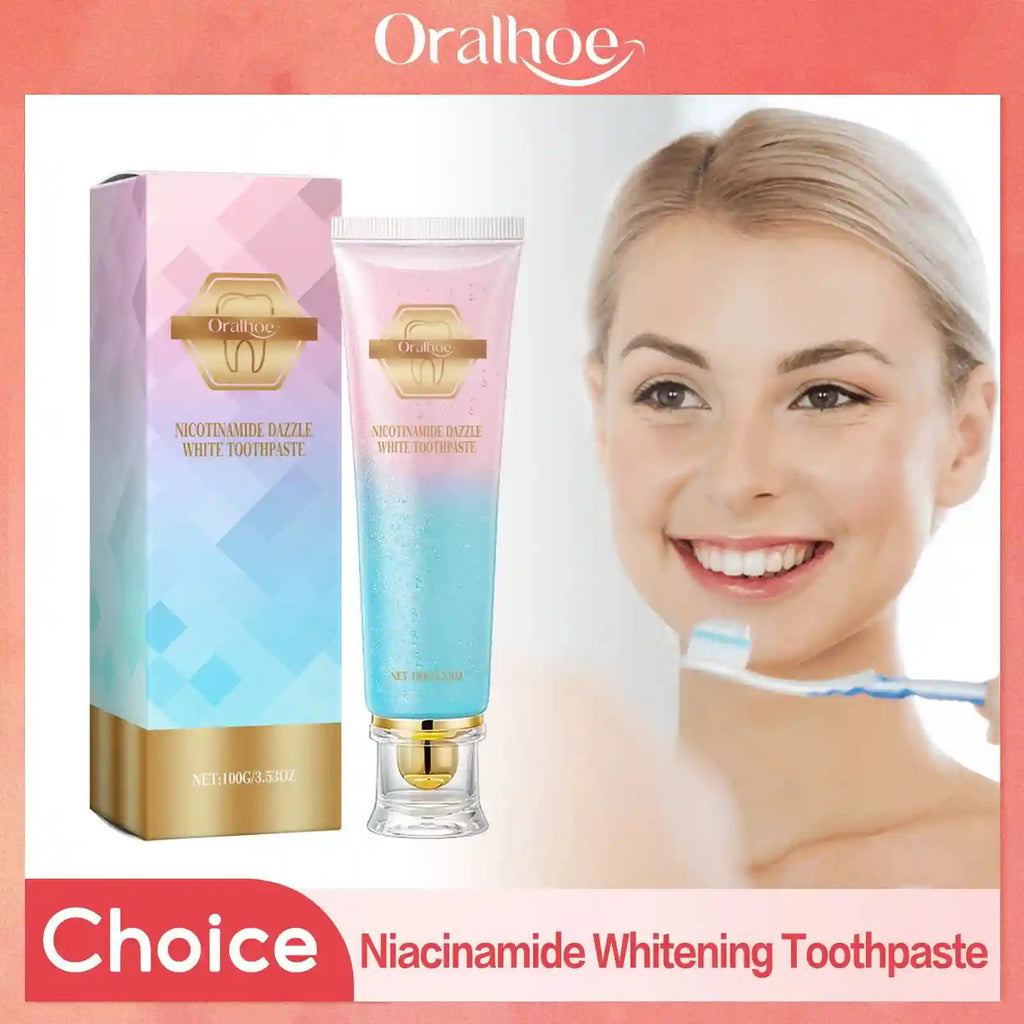 Tidesmit Niacinamide teeth whitening toothpaste for stain removal and plaque control