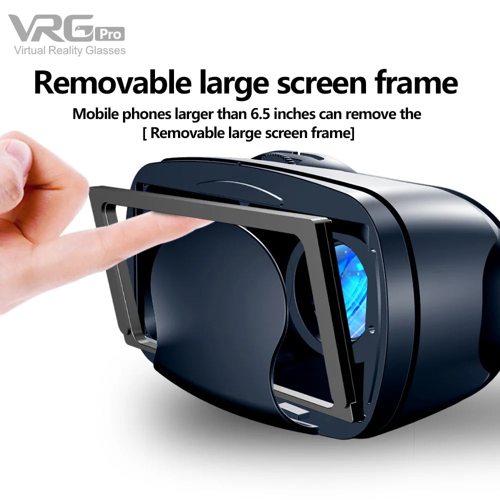 VR Headset for Smartphones - Immersive Wide Angle Smart Glasses Tidesmit