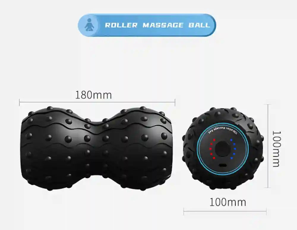 Vibrating Massage Ball: 5-Speed Deep Tissue Electric Muscle Roller Massage Roller Tidesmit