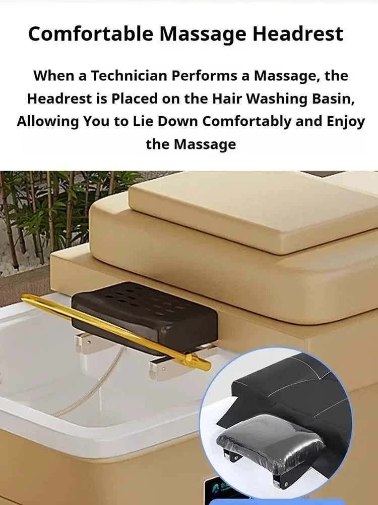 Head Spa Shampoo Chair with Integrated Water Tank - Japanese Wash Basin Massage Chairs Tidesmit