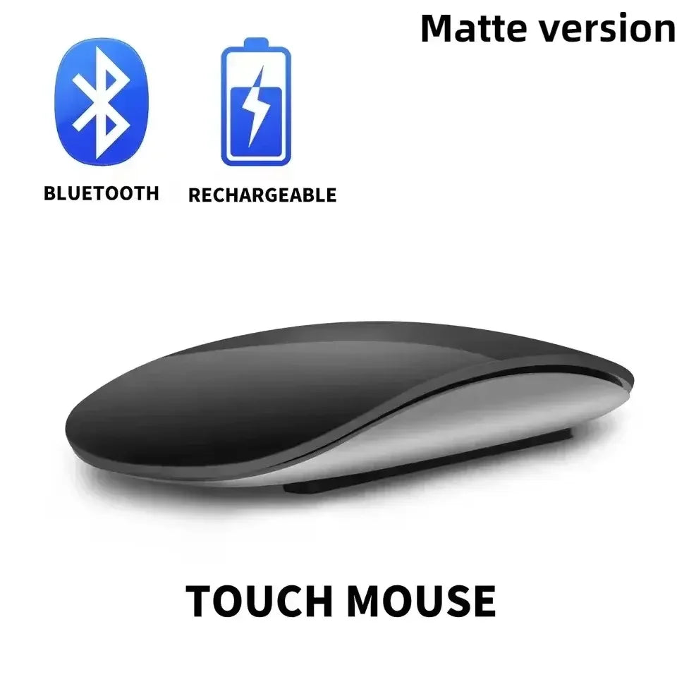 Upgrade Wireless Bluetooth Magic Computer Mouse Rechargeable Touch Slim Ergonomic Dual-Mode Silent PC Mice For Apple Macbook Air