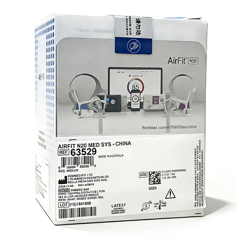 AirFit N20 CPAP Nasal Mask Replacement Kit with Soft Headgear Massage Cushion Tidesmit
