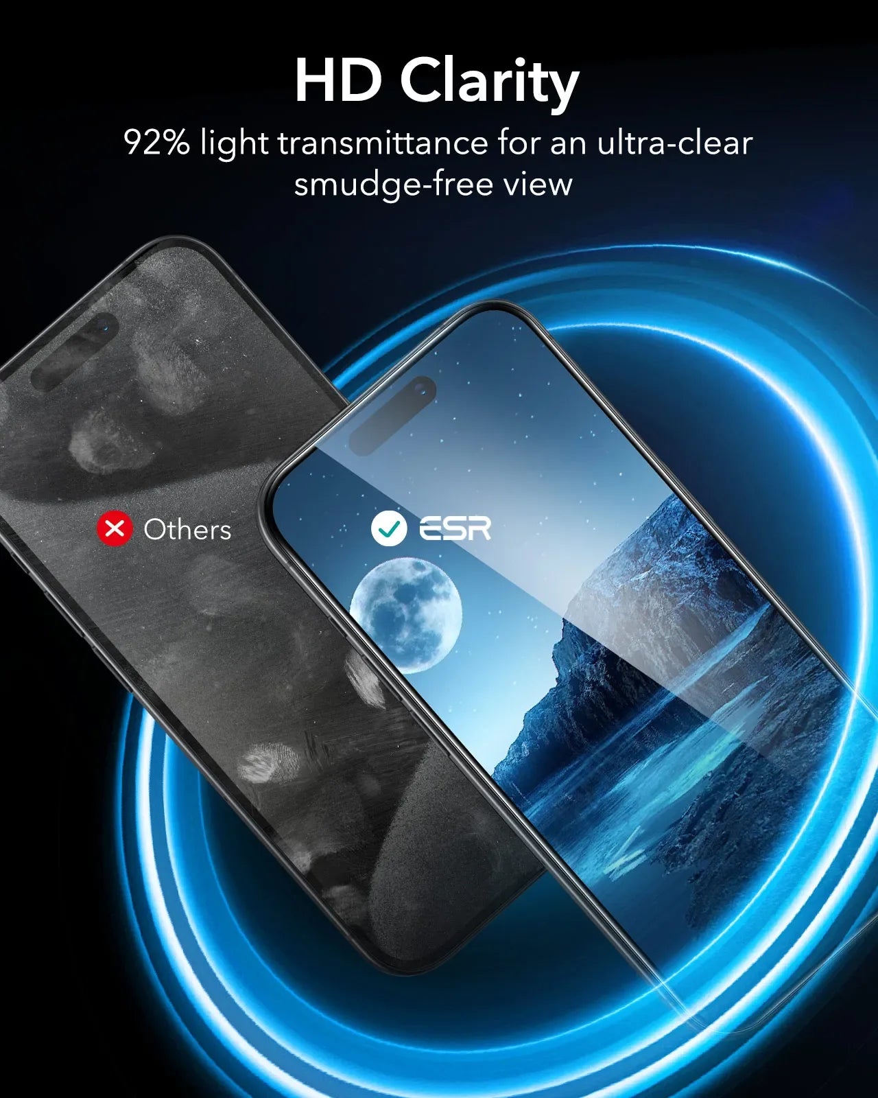 iPhone 16 Pro Max Privacy Tempered Glass Screen Protector (3 Pack) Tidesmit