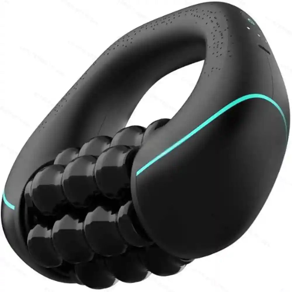 3-Speed Electric Massager: Deep Tissue Muscle Recovery - Black Massage Roller Black Tidesmit