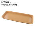 Water Tray Floor Flower Pot Tray 57.5*22.5*3.5cm Plastic Flower Pot Outdoor Garden Supplies Plant Rectangular Pot