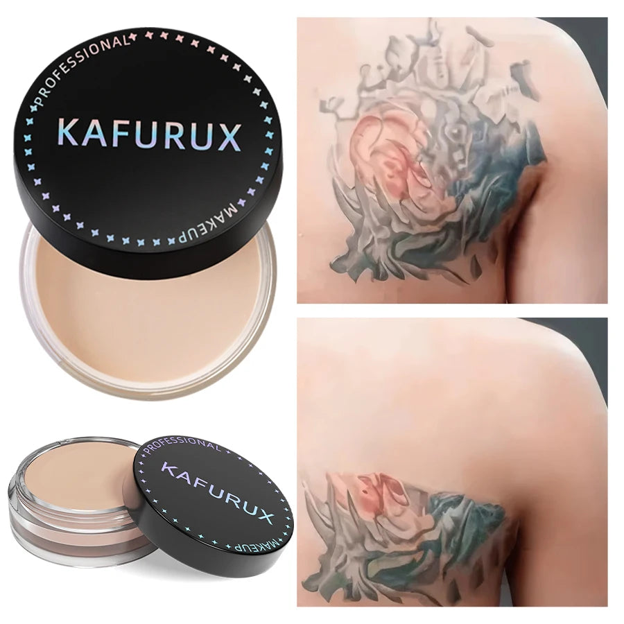 Tidesmit full coverage waterproof foundation shade swatch showing matte finish for hiding tattoos and blemishes