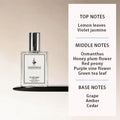 Vvetti Mademoiselle EDP: Floral fruity women's perfume in a square glass bottle with citrus, floral, and amber notes.