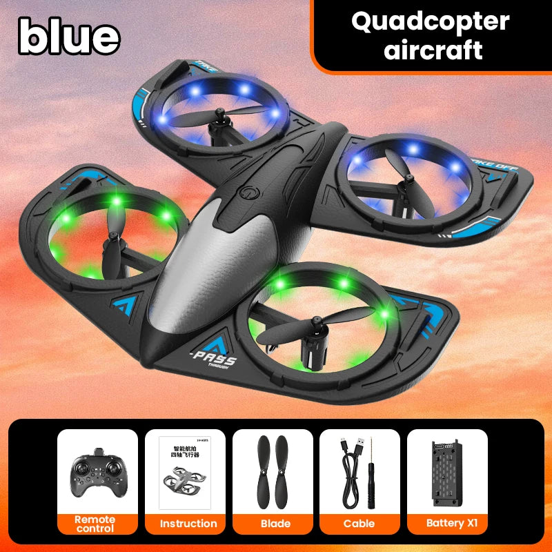 Camera Drone with Screen Remote and Altitude Hold - Tidesmit Blue NO PRO Tidesmit