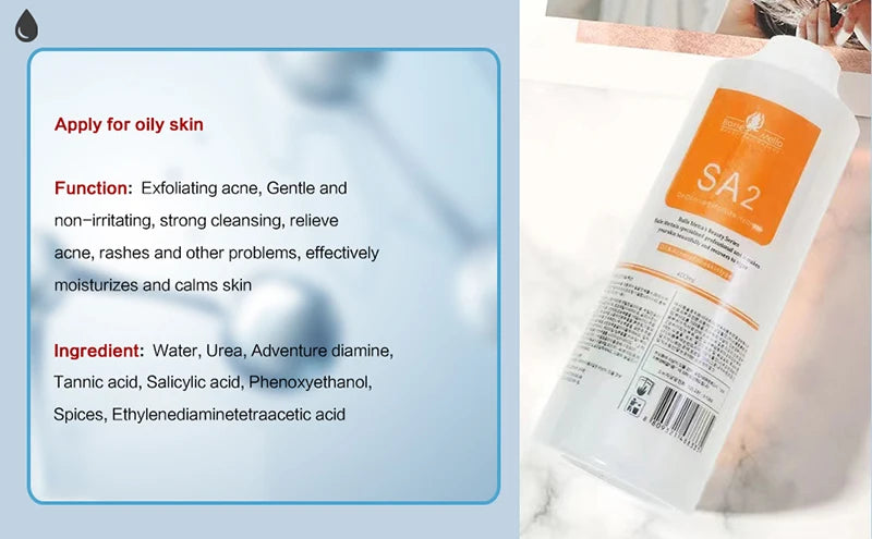 Hydrafacial Serum Kit 400ml | Professional Deep Skin Cleansing Solutions Scrubs Treatments Tidesmit