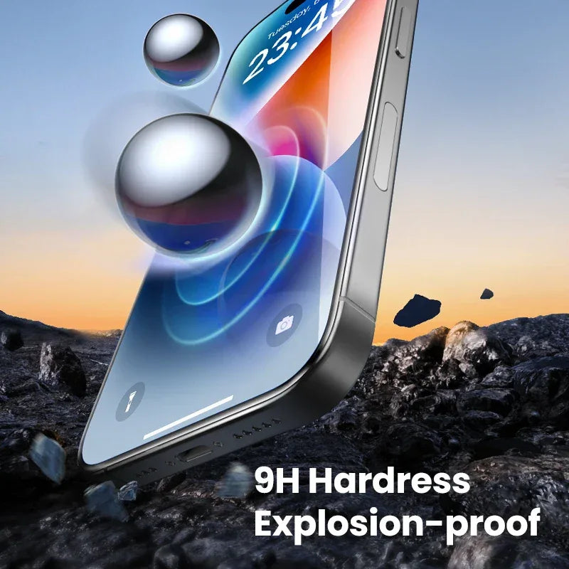 iPhone 14 Pro Max Screen Protector - 9H Tempered Glass 2 Pack by Tidesmit Tidesmit