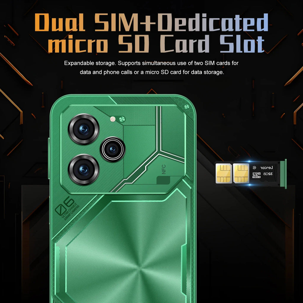 Pova 6 Pro 5G Smartphone 22GB 2TB Android 14 High-Capacity Device Tidesmit